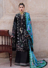 3-PC Unstitched Embroidered Lawn Nirmal By Hussain Rehar | Arzo